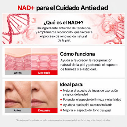 Sérum Reafirmante NAD+  Efecto Lifting, Luminosidad y Piel Más Firme